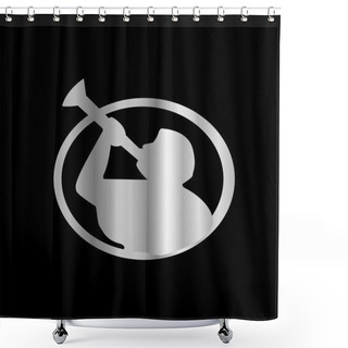 Personality  Angel Moroni- A Symbol Of Mormonism Religion Shower Curtains