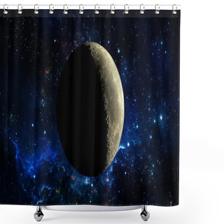 Personality  Moon NASA Shower Curtains