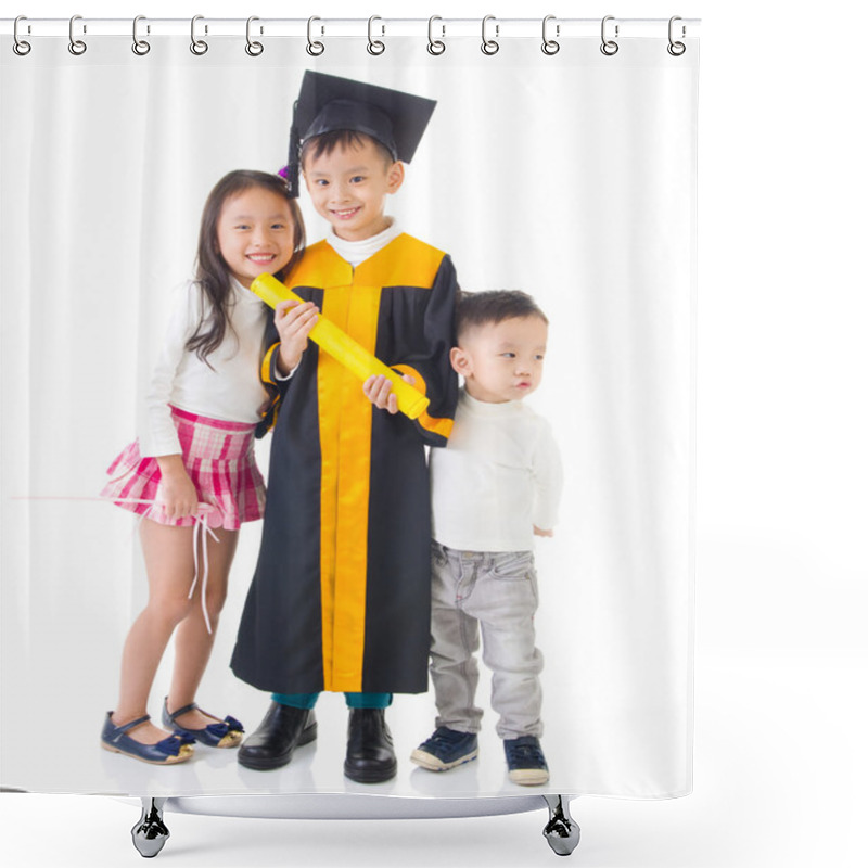 Personality  Lovely Asian Kids Shower Curtains