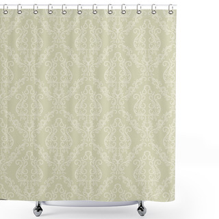 Personality  Seamless Wallpaper Pattern Shower Curtains