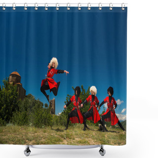 Personality  National Song And Dance Ensemble Of Georgia Erisioni Shower Curtains