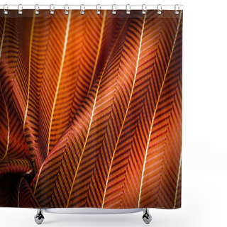 Personality  Background Texture,  Ruby Red Color Of The Fabric Is Thin, Strong, Soft, Shiny Fiber Obtained By Silkworms In The Manufacture Of Cocoons And Assembled For The Manufacture Of Threads And Fabrics. Shower Curtains