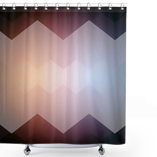 Personality  Abstract Background, Vector Design Shower Curtains