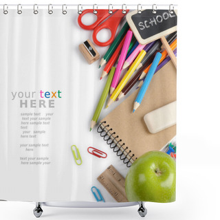 Personality  School Supplies Shower Curtains