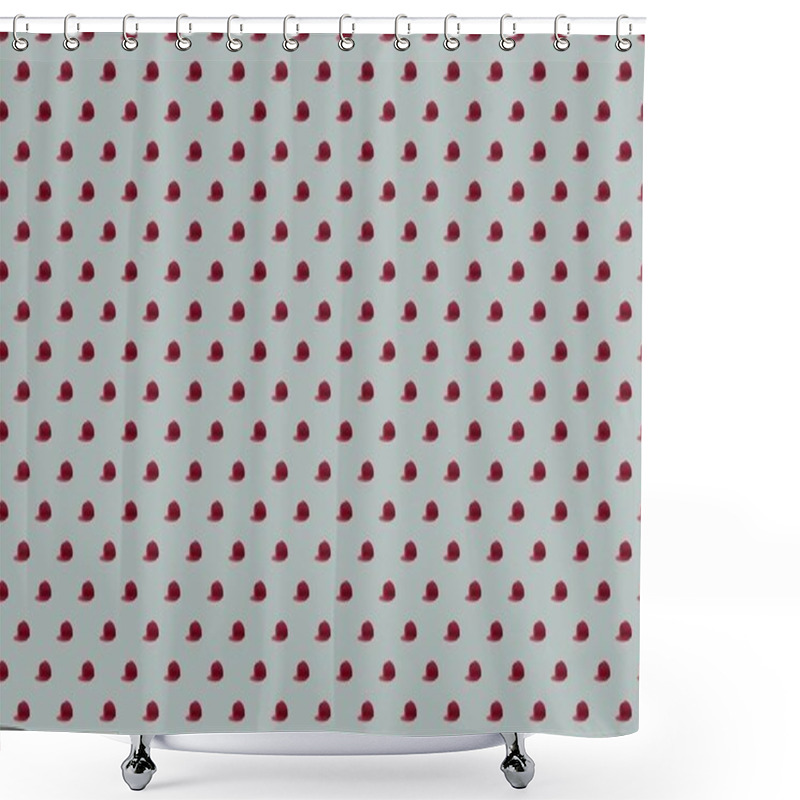 Personality  Colored background with different accessories shower curtains