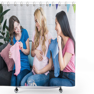 Personality  Baby Clothes Shower Curtains