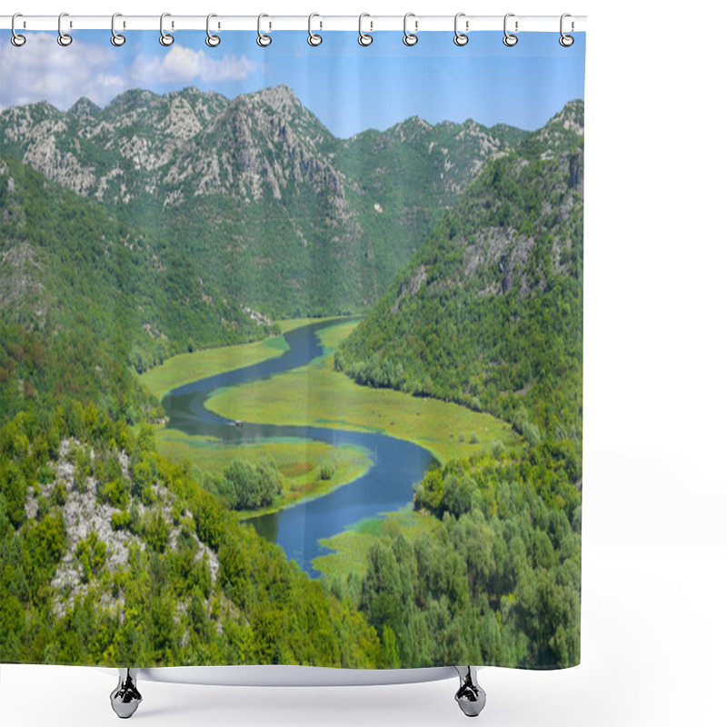 Personality  Crnojevica River In Skadar Lake National Park, Montenegro Shower Curtains