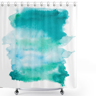 Personality  Marine Watercolor Background. Shower Curtains