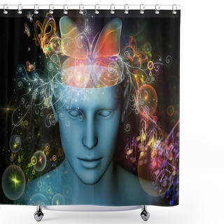 Personality  Diversity Of The Mind Shower Curtains