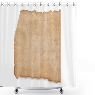 Personality  Blank Brown Paper Texture Shower Curtains