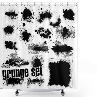 Personality  Grunge Set Shower Curtains