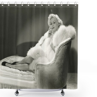 Personality  Blondes Have More Fun Shower Curtains