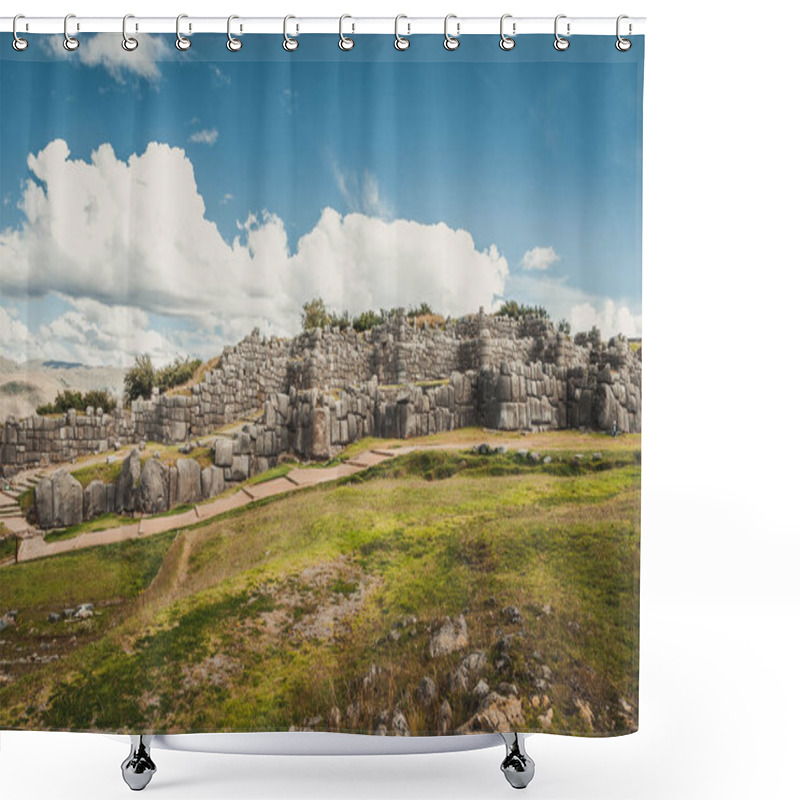 Personality  Sacsayhuaman Ruins On Cusco Peru Shower Curtains