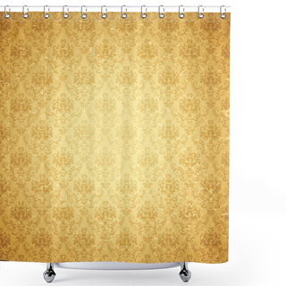Personality  Vintage Floral Background Shower Curtains
