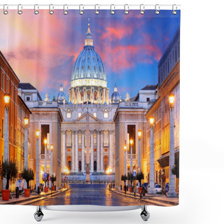 Personality  Rome, Vatican City Shower Curtains
