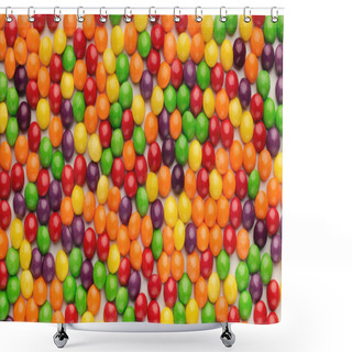 Personality  Mulicolored Bonbons Background Shower Curtains