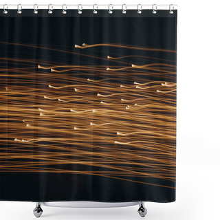 Personality  Long Exposure With Garland Shower Curtains