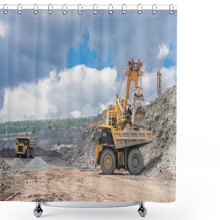 Personality  Open Cast Mine Shower Curtains
