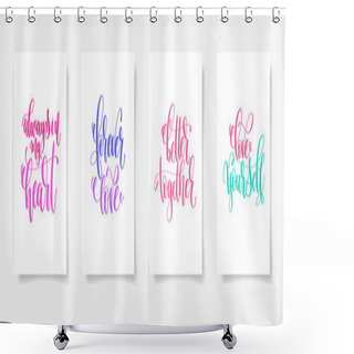 Personality  Always In My Heart, Forever Love, Better Together, Love Yourself Shower Curtains