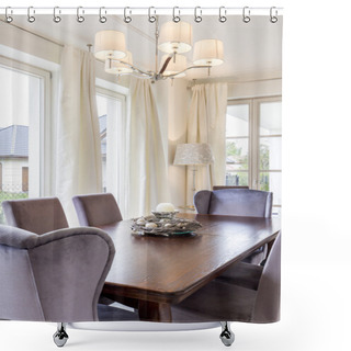 Personality  Elegant Dining Room Shower Curtains