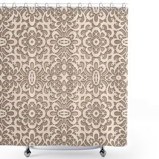 Personality  Old Lace Pattern Shower Curtains