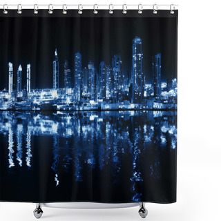 Personality  City At Night Shower Curtains
