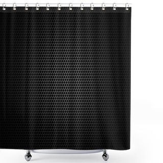 Personality  Speaker Grille Texture Shower Curtains