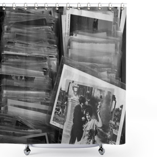 Personality  Old Photos And Vintage Postcards Shower Curtains