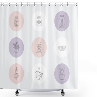Personality  Instagram Highlights Stories Covers. Instagram Highlights Icons. Social Network Highlight Stories Icons. Business Icons. Social Media. Vector  Shower Curtains
