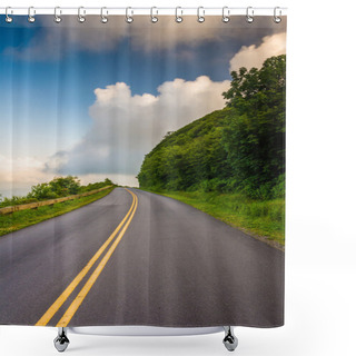 Personality  The Blue Ridge Parkway, Near Asheville, North Carolina.  Shower Curtains