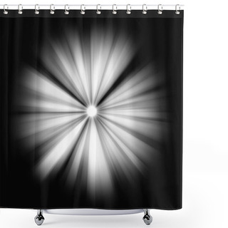 Personality  Shining Star In The Dark: Beams Of Light. Large Resolutin Shower Curtains