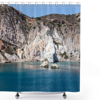 Personality  The Picturesque Beaches Of Milos Island, Cyclades, Greece Shower Curtains