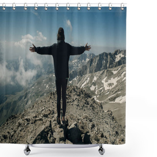 Personality  View Of Dedegol Tepesi Mountain In Turkey. High Quality Photo Shower Curtains