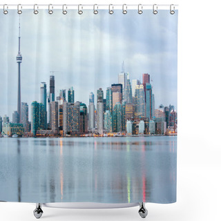 Personality  Toronto Skylline Shower Curtains
