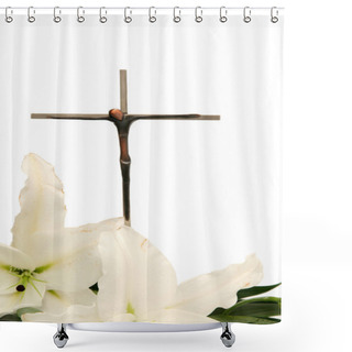 Personality  Cross Shower Curtains