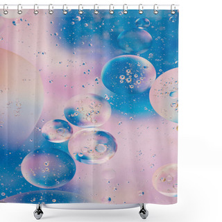 Personality  Macro Oil Spill Shower Curtains