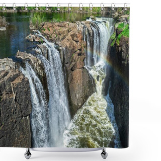 Personality  The Great Falls Of Paterson New Jersey Shower Curtains