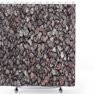 Personality  Background Texture Of Dried Cochineal Insects, Used To Make Scarlet Colored Dye. Shower Curtains
