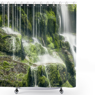 Personality  Tasmanian Waterfall Shower Curtains