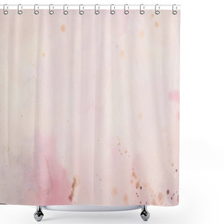 Personality  Light Pink And Purple Watercolor Background Shower Curtains