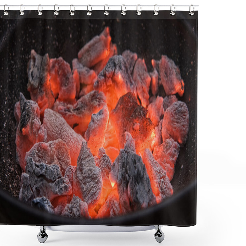 Personality  Barbecue grill shower curtains