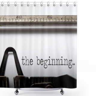 Personality  The Beginning Shower Curtains