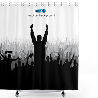 Personality  Poster For Sports Championships And Concerts Shower Curtains