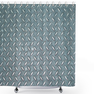 Personality  Texture Grunge Rusty Steel Floor Shower Curtains