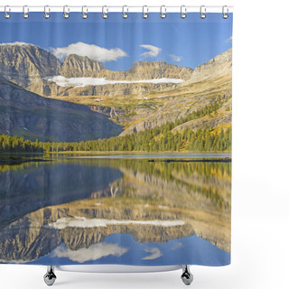 Personality  Early Morning Fall Reflections On A Mountain Lake Shower Curtains