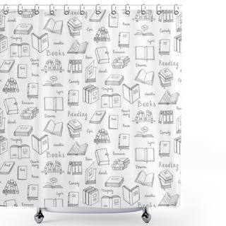 Personality  Books And Reading Shower Curtains