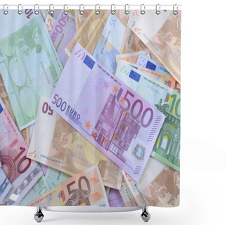Personality  Euros Shower Curtains