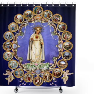 Personality  Our Lady Of Fatima Shower Curtains