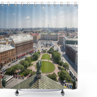 Personality  St.ISAAC SQUARE IN SANKT PETERSBURG Shower Curtains
