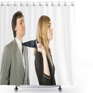 Personality  Obedience Shower Curtains